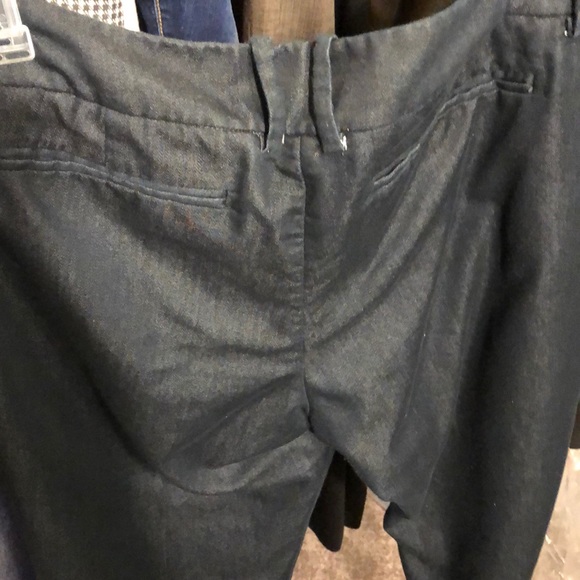 Dark Blue wide leg crop pants - Picture 4 of 4